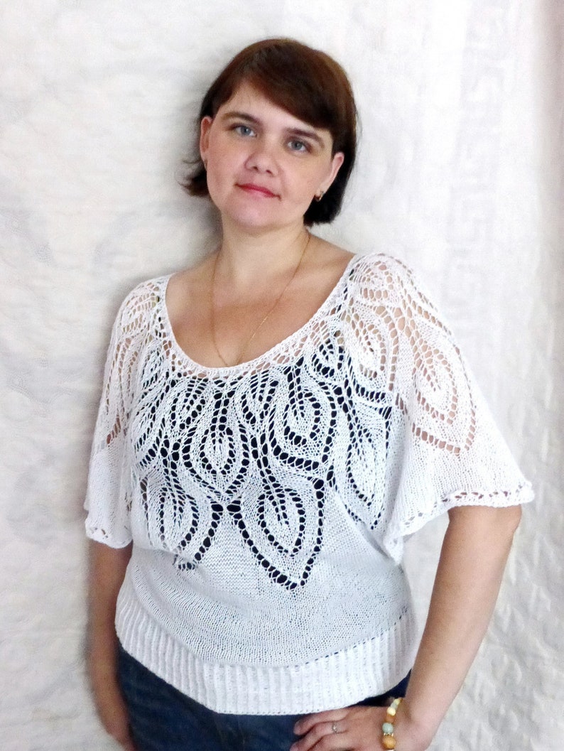 white blouse sweater