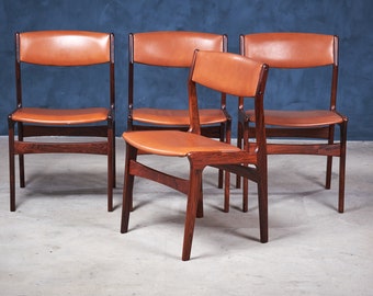 Dine chairs in Rosewood, set of 4. By NOVA, Denmark