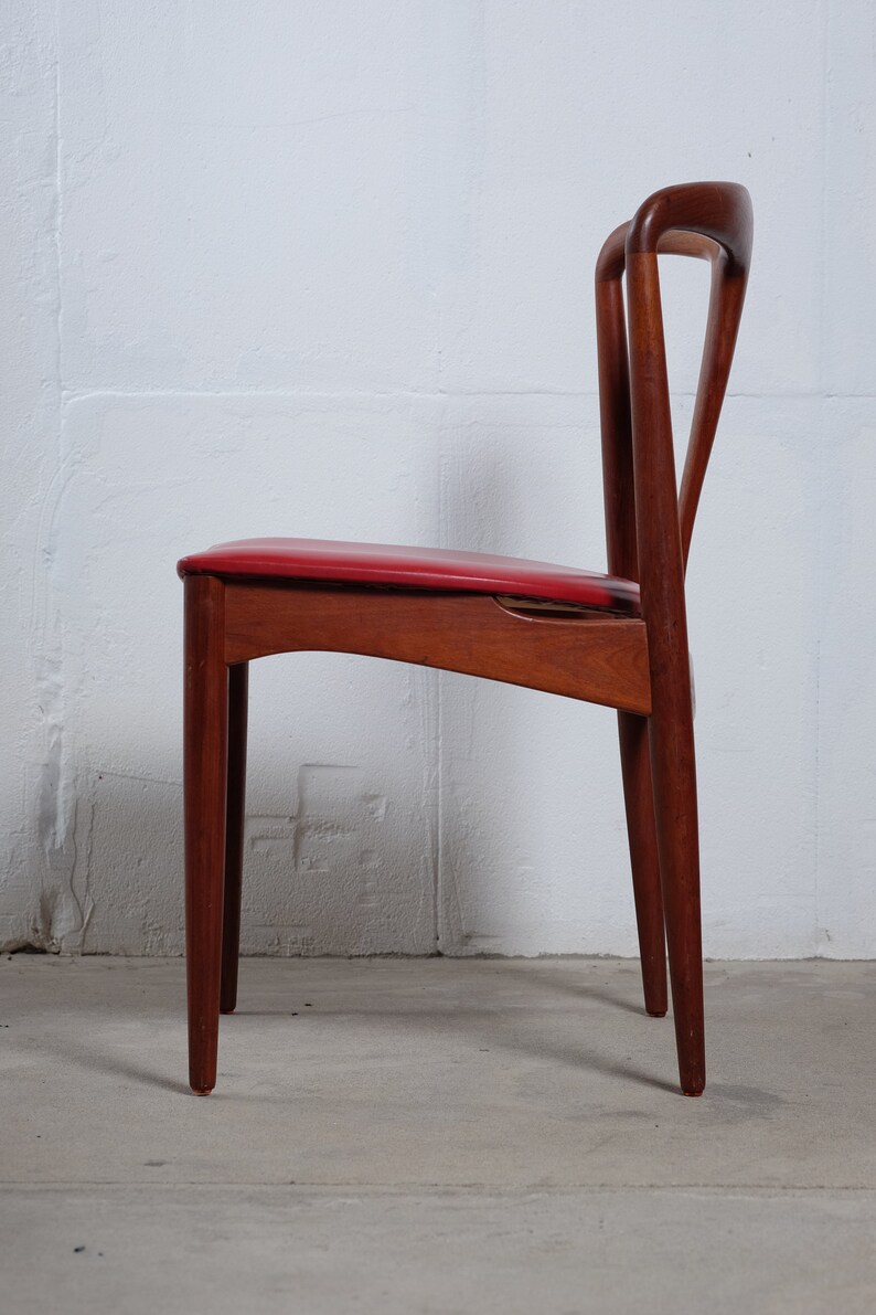 1960s Set of 4 Model Juliane Dine Chairs in Teak by Johannes Andersen
