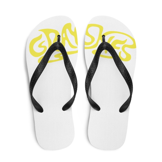 Gray Skies Flip-Flops