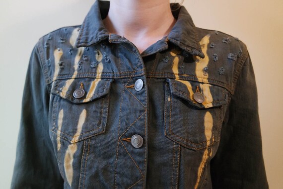 khaki denim jacket womens