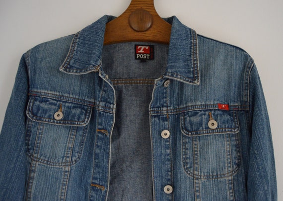 oversized denim jacket size 20