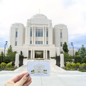 Custom LDS Temple Recommend Holder