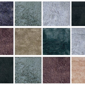 Faux fur, imitation fur, plush, shaggy, various colors 0.50mx1.60mArt 3307