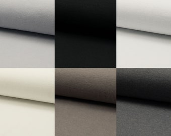 Bündchen Strickware in Weiß, Ecru, Silbergrau, Anthrazit-meliert, Schwarz und Taupe 0,50mx0,70m Art 3244