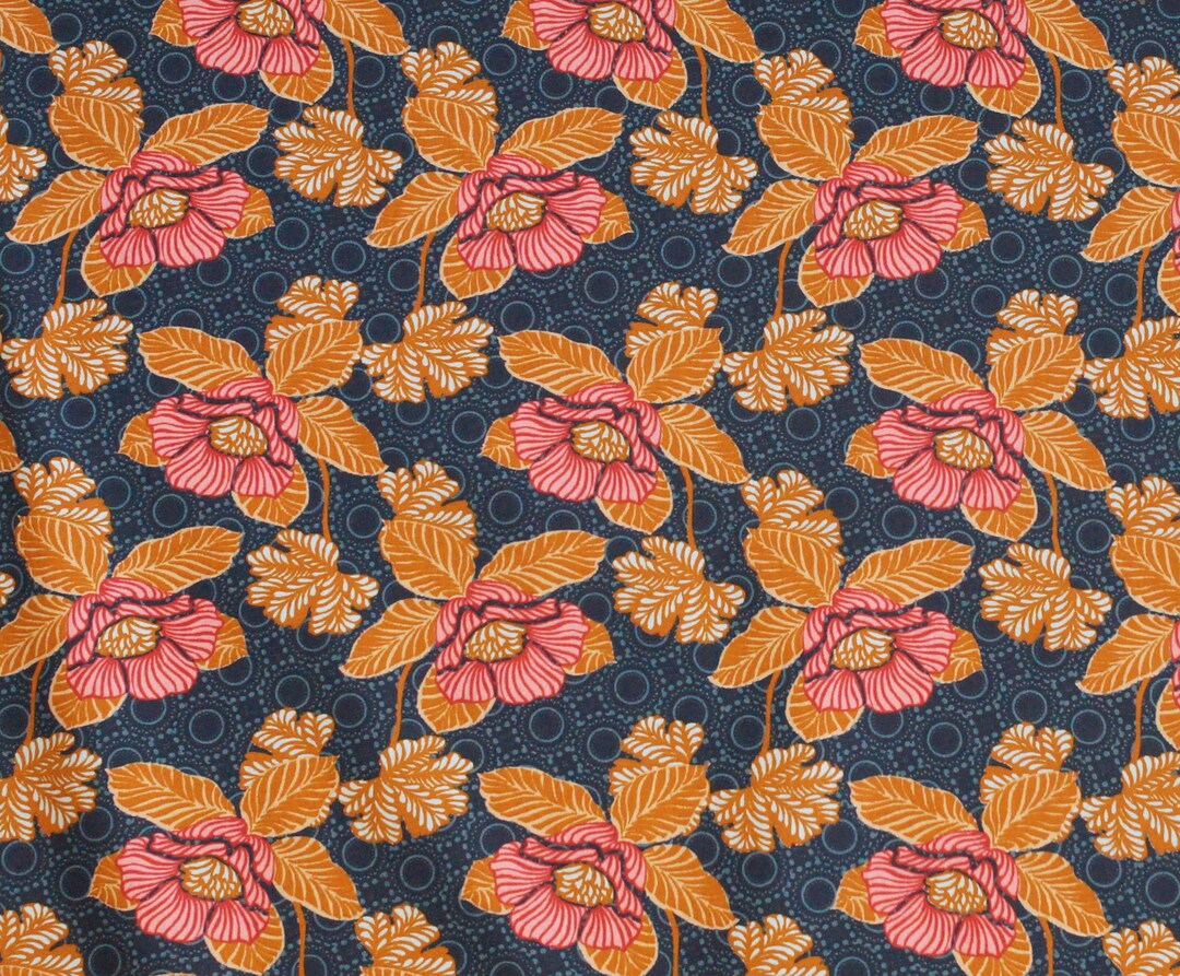 BENECREAT Baumwollstoff 100x135cm - Gelbe Blumenstickerei Jacquard Weiß | Nähstoff Für Kleidung & Deko