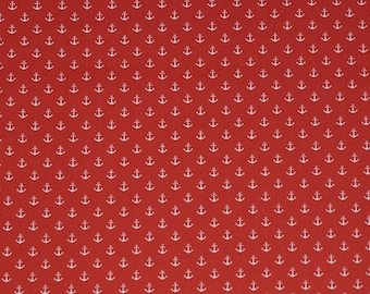 Cotton seagull anchor red 0.50mx1.48 m Art 3102