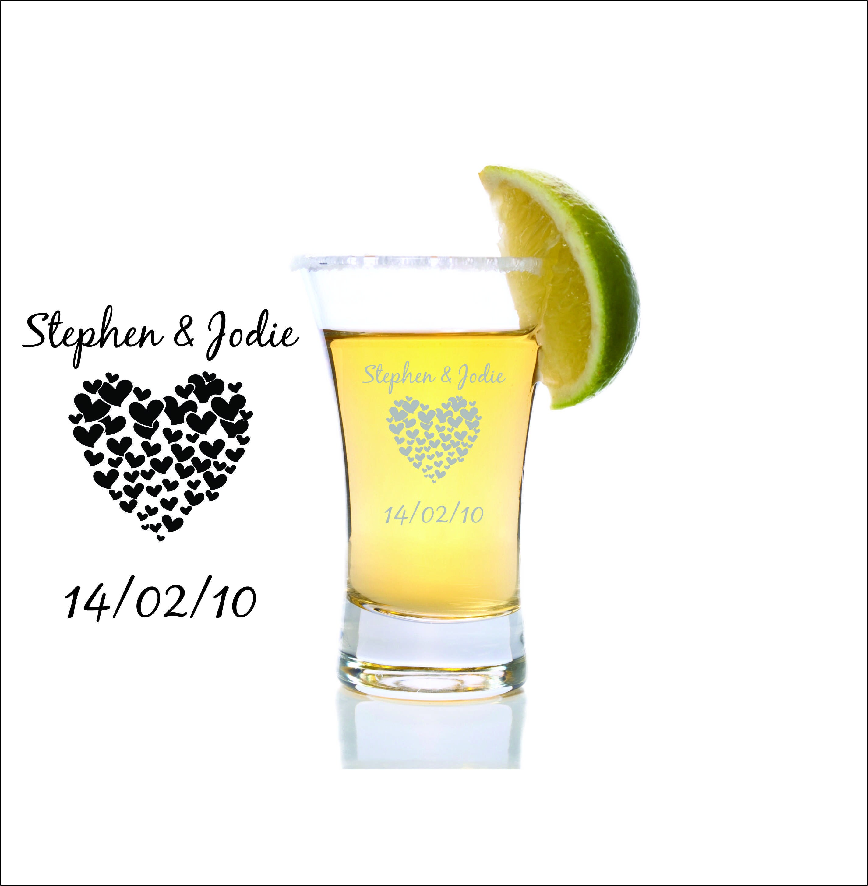 Engraved Shot Glass 60ml Wedding Bomboniere Wedding Favour Etsy Australia