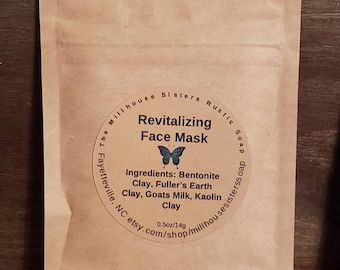 Revitalizing Face Mask with Rose Clay and Goats Milk