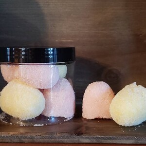 Watermelon Lemonade Shea Butter Solid Sugar Scrub Gumdrops image 1