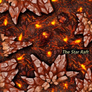 Im Reich der Lava Königin. Die Königin und ohne Königin. 2 Karten mit und ohne Grid. Roll20, Fantasy Maps. Rollenspiel, Lava Magma.