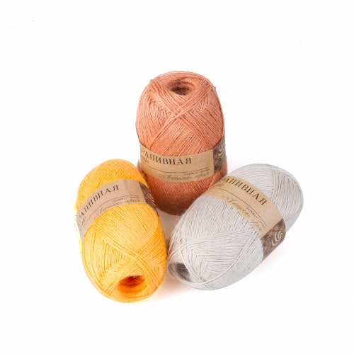 Hand Dyed Cotton Rug Yarn Orange Golden Orange Peach Etsy