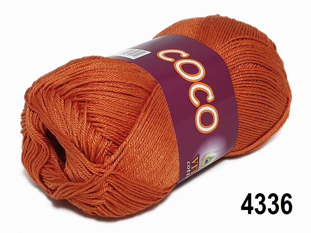 Cotton yarn 100 mercerized cotton COCO Vita cotton Knitting Etsy