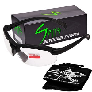 Spits Eyewear Top Or Bottom Bifocal Safety Glasses - Protective Eyewear with Anti Fog