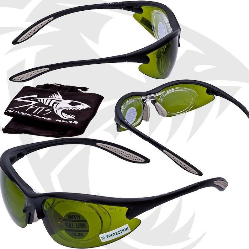 MAG-Weld IR3 or IR5 Torch Welding Safety Glasses with Full Magnifying Magnifier Adapter zdjęcie 1