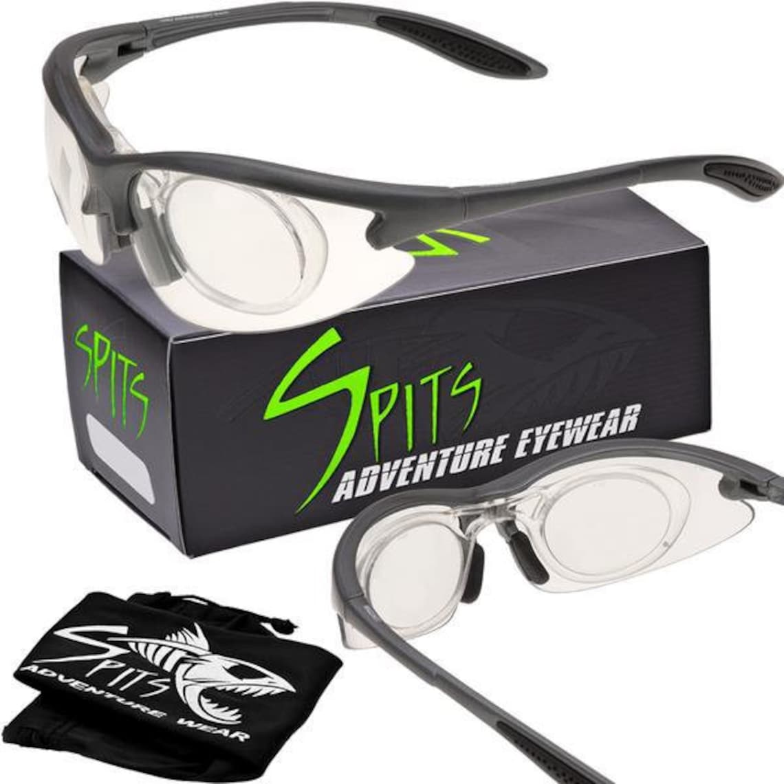 MAGshot GRAY Full Magnifying Safety Glasses For Etsy