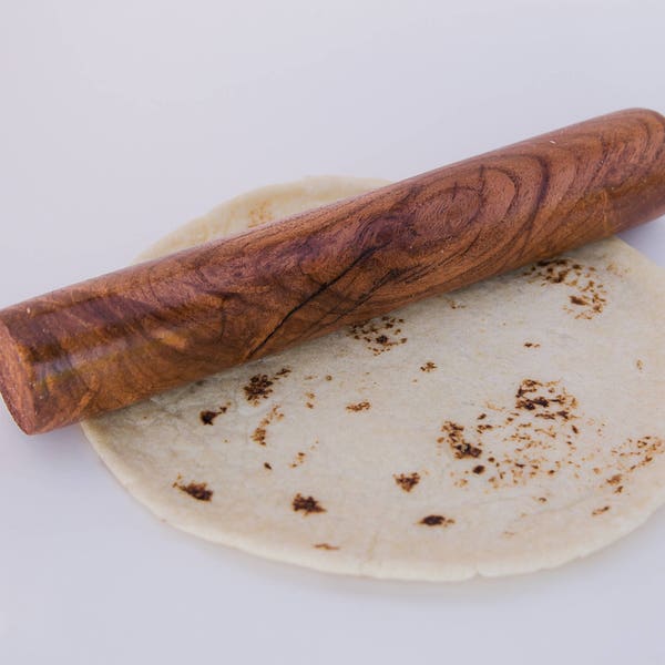 Rolling Pin Tortilla Mesquite Palote