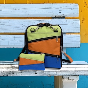 Colorful Customizable Backpack, Women&#39;s Weekender Bag, Minimalist Backpack, Vegan Waterproof Bag, Woman Crossbody Bag, Carry-on Backpack