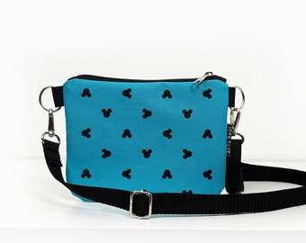 Mickey Mouse Purse, Disney Crossbody Bag, Travel Crossbody Purse, Personalized Disney Bag, Customizable Disney Pouch, Gift for Mickey Lovers