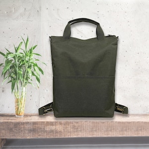 Sac à dos convertible Forest et sac de voyage à bandoulière, sac étanche pour ordinateur portable, cadeau pour femme, fourre-tout ROCKAWAY 3 en 1 + sac à dos + bandoulière