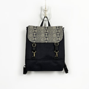 Sac à dos imperméable pour femme, sac à dos bandoulière, sac à bandoulière fourre-tout, cadeau pour soeur - le fourre-tout 3 pouces épaule + sac à dos + bandoulière