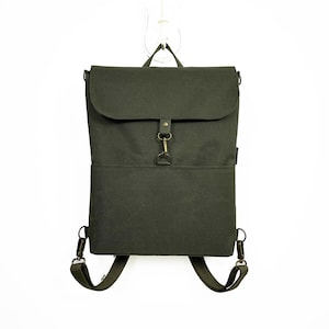 Sac à dos convertible Forest et sac de voyage à bandoulière, sac étanche pour ordinateur portable, cadeau pour femme, fourre-tout ROCKAWAY 3 en 1 + sac à dos + bandoulière