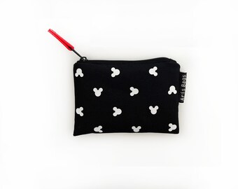 Porte-monnaie Mickey Mouse, pochette Disney, mini portefeuille Mickey Mouse, porte-cartes de crédit Disney, porte-monnaie femme