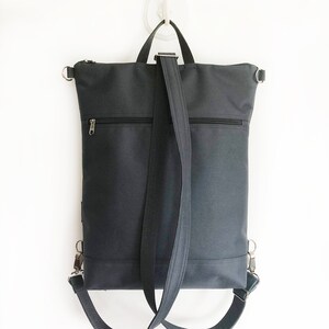 Sac à dos imperméable gris fait main en Cordura : sac à dos végétalien