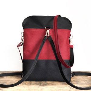 Convertible backpack into purse, Tote becomes into Backpack, Laptop crossbody bag, Weekender Bag, Travelled Bag, Christmas Gift