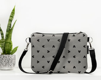 Micky Maus Geldbörse, Disney Crossbody Bag, Minnie Crossbody Geldbörse, personalisierte Disney Tasche, anpassbarer Disney-Beutel, Geschenk für Mickey-Liebhaber