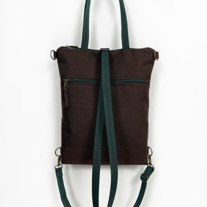 Customizable Waterproof Cordura Backpack: Convertible Crossbody Laptop Rucksack