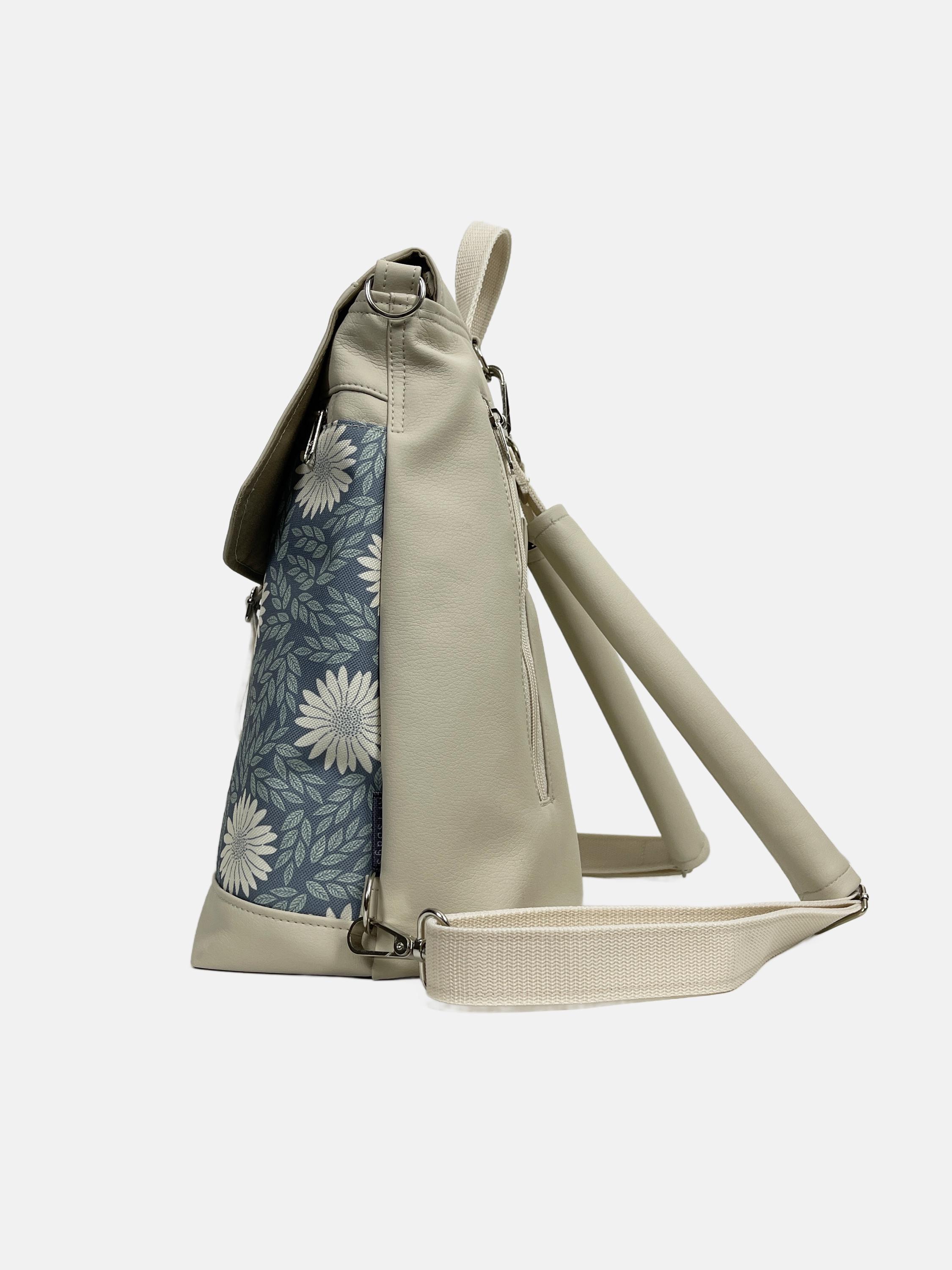 Luxury Floral Leather Convertible Backpack Crossbody Bag Boho Shoulder Purse Sakroots Backpack Convertible Bags & Handbags for Women for  main image 4