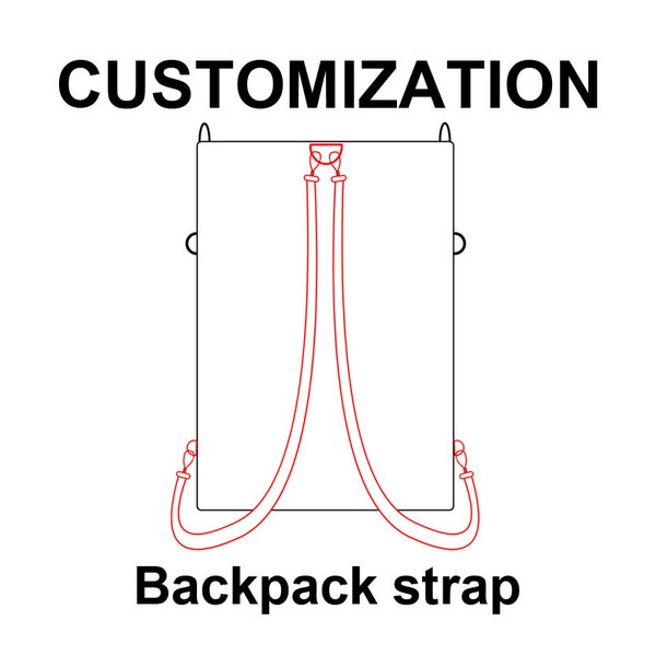 Backpack Strap Upgrade for Your Backpack, Backpack Straps Customization, Crossbody Strap upgrade, Shoulder Strap Customization