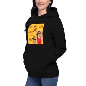 live Life NM Zia Symbol einzigartiges Design Frauen Unisex Hoodie New Mexico