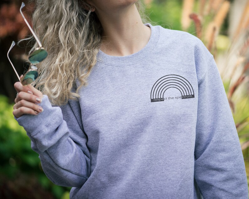 LGBTQ Sweater LGBTQ Apparel Respect The Spectrum LGBTQ Etsy