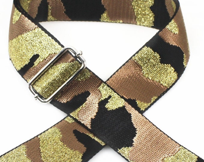 Canvas Bag Straps Replacement Bag Straps Brown Camo Purse Straps