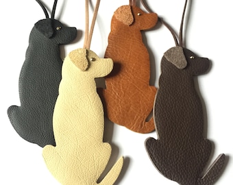 Labrador Christmas Ornament Leather Decoration Gift Handmade