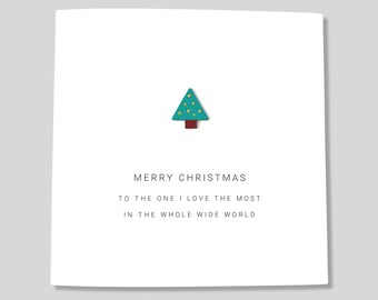 Christmas Card to The One I Love The Most