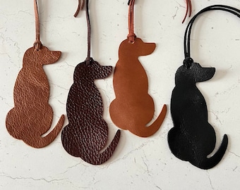 Vizsla Ridgeback Christmas Decoration, Leather Dog Gift