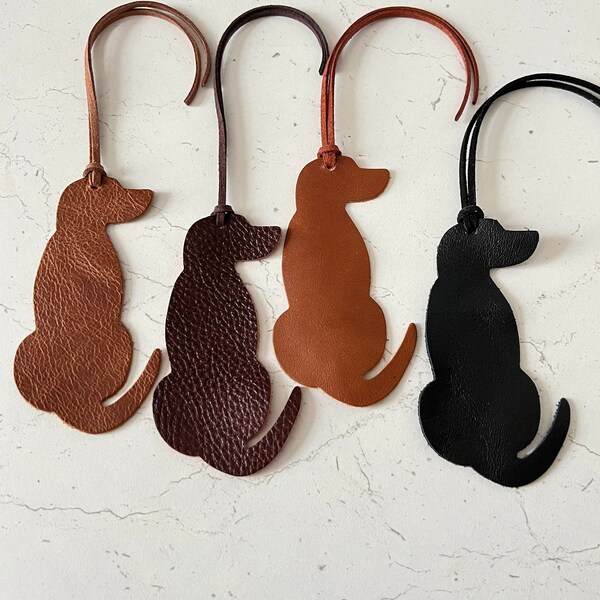 Vizsla Ridgeback Christmas Decoration Leather Dog Gift Memory Keepsake Hanging Ornament Bookmark