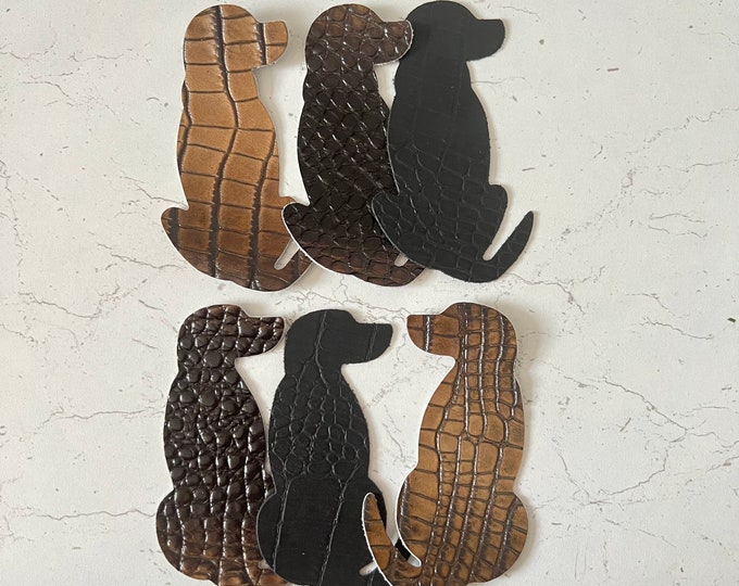 Rhodesian Ridgeback Labrador Hungarian Vizsla Hound Leather Bookmark
