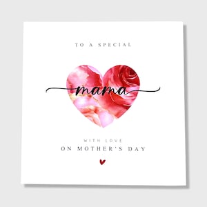 Carte spéciale fête des mères maman maman maman maman maman maman