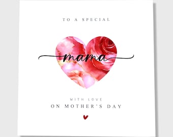 Mother's Day Card Special Mama Mumma Mummy Mum Mammy Mam