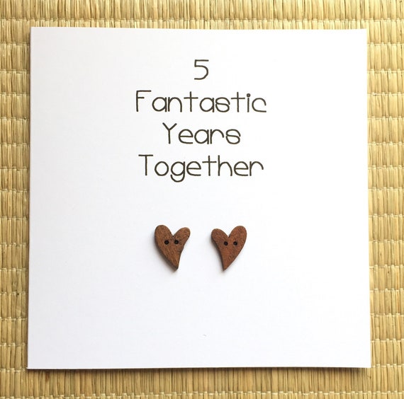 5th wedding anniversary for him