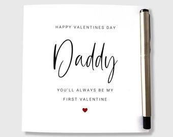 1st Valentine's Day Card as Daddy