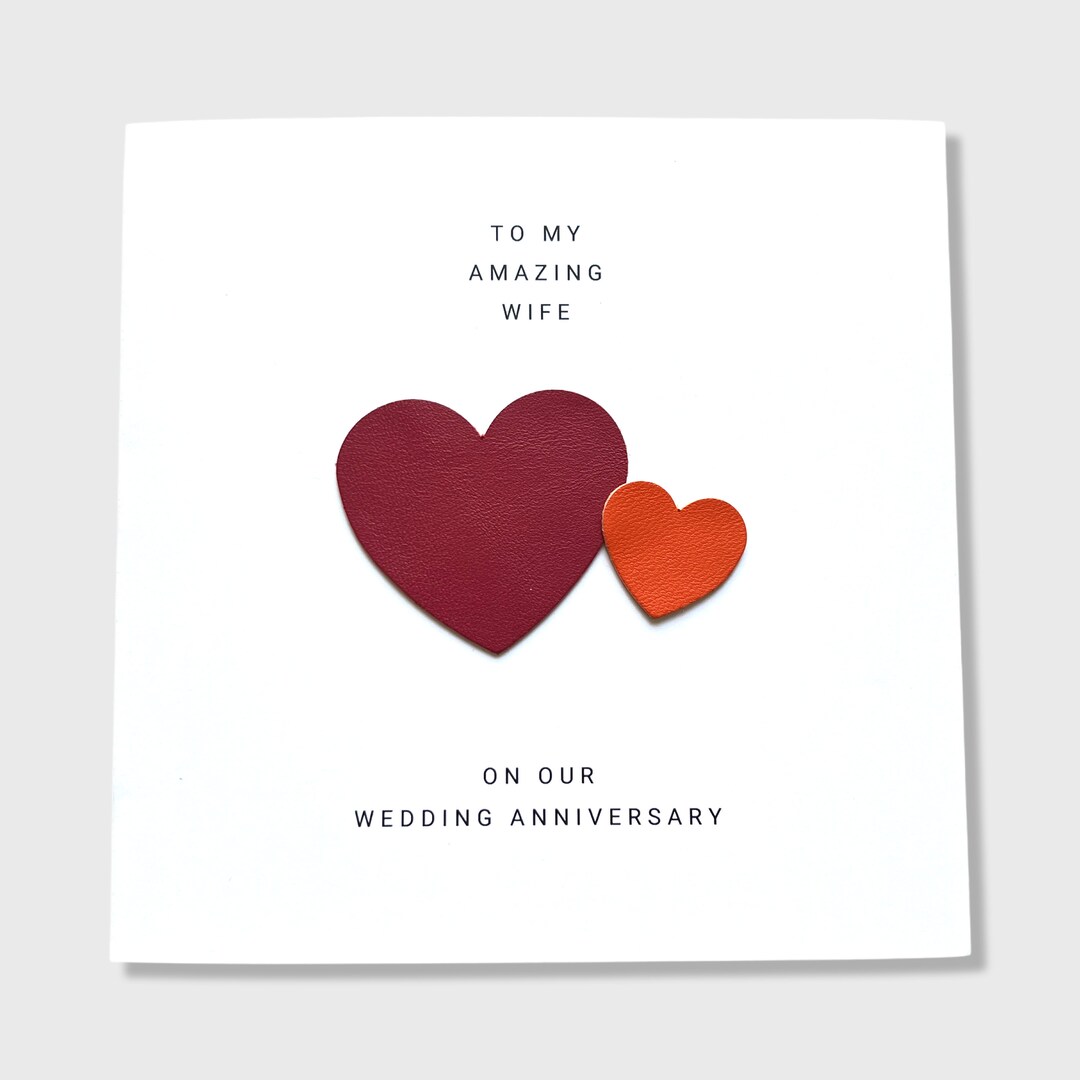 Affiche Personnalisée Noce De Cuir - 2 Ans De Mariage | Cadeau Anniversaire De Mariage Unique - Le Temps Des Paillettes