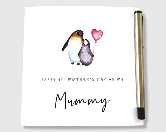 Mother's Day Card 1st Mothers Day as my Mummy