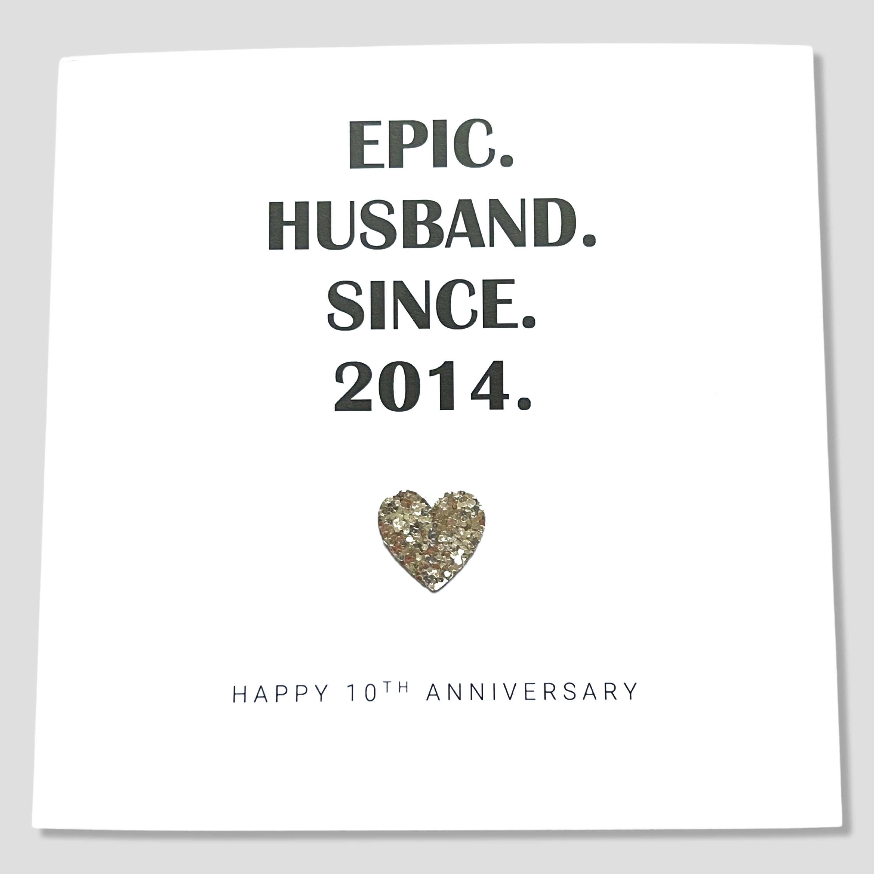 10th Anniversary Gift, 10 Year Anniversary Gifts for him, Tin Anniversary  Husband Wife Couple