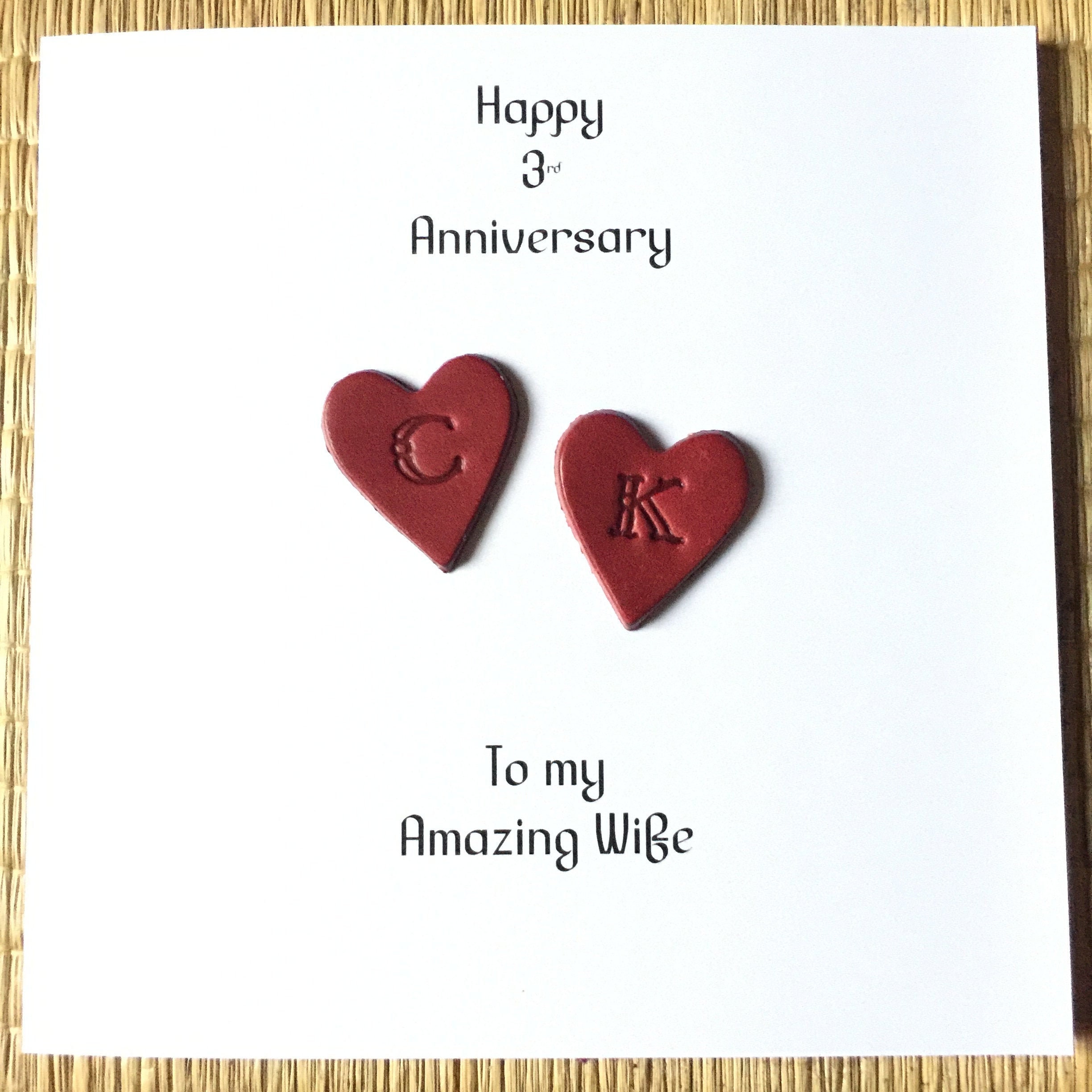 3rd wedding anniversary for him