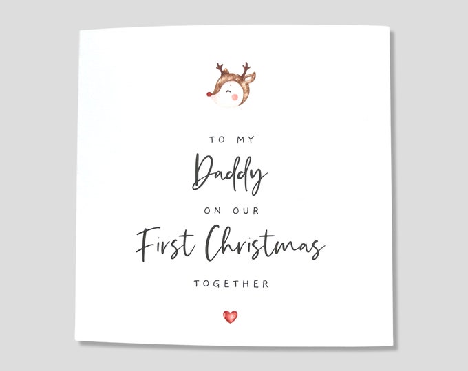 1st Christmas Card as my Daddy
